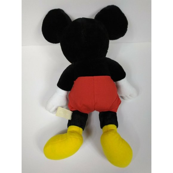 VINTAGE Disneyland Walt Disney World Mickey Mouse Plush Stuffed Animal 14" 1980s - Picture 4 of 11